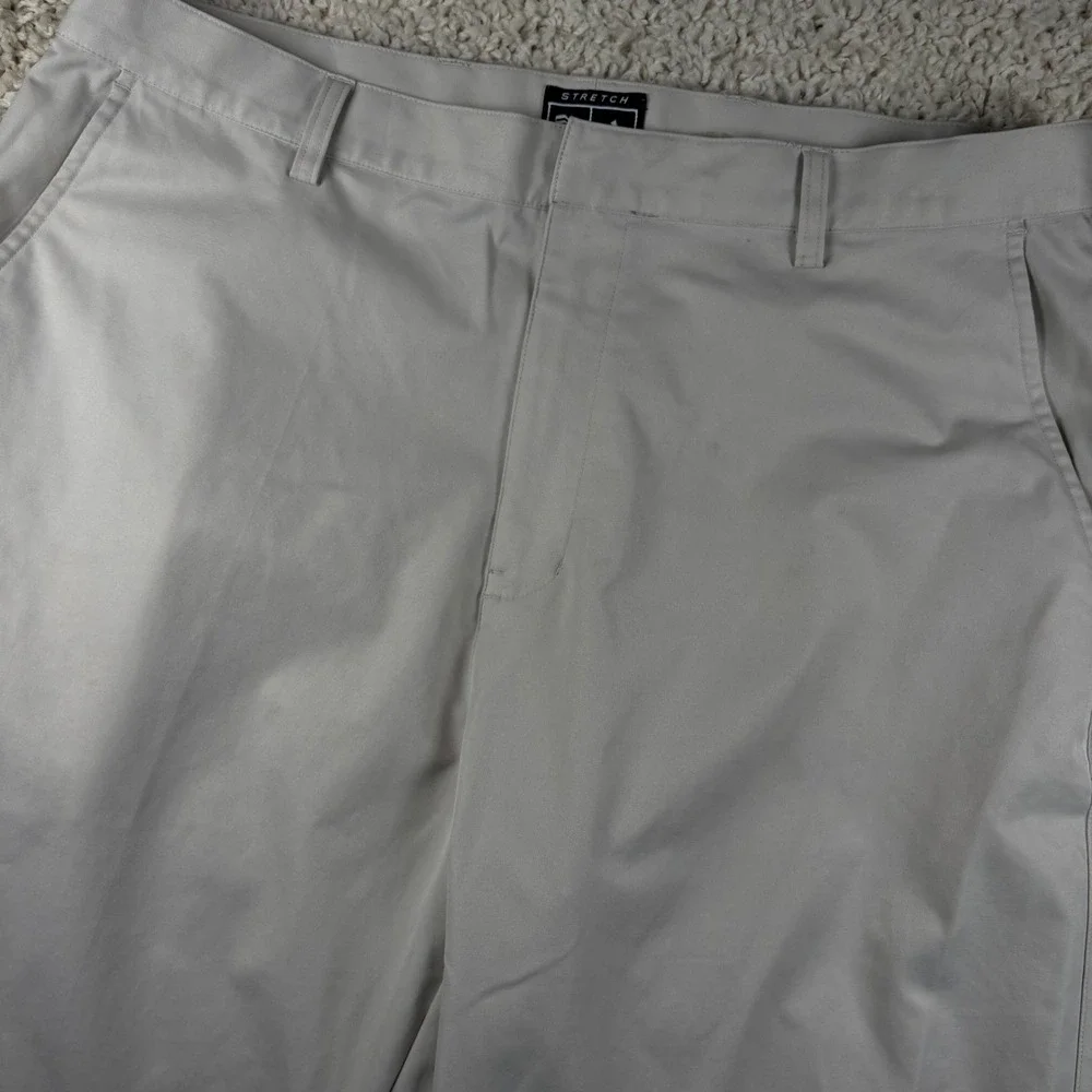 Adidas Men Golf Pants 36x32 (Fits 36x29) Climacool Vented Performance Flat Front